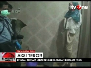 Warga Pekanbaru Dikejutkan Ledakan dari Sebuah Ruko