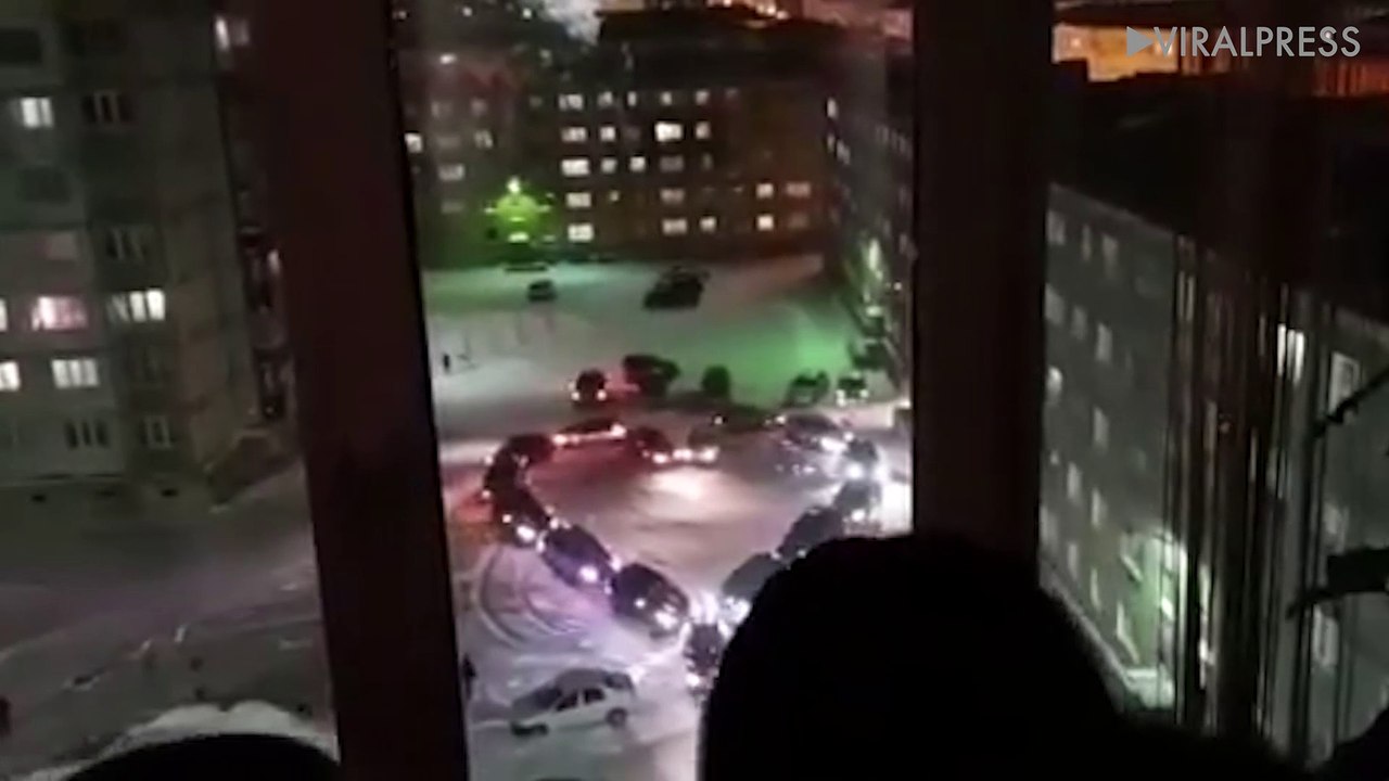 Romantic Boyfriend Creates Heart With Cars