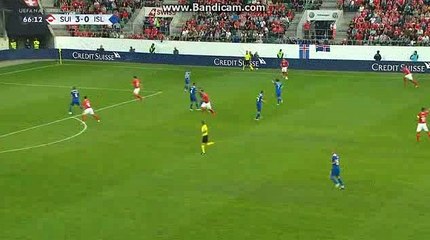 Seferovic second goal  Switzerland 4 - 0 Iceland.08.09.2018