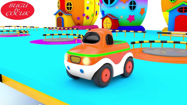 Eğlenceli Acil Durum Araçlarıyla Renkleri Öğrenin - Çocuklar ve Bebekler İçin Oyuncak Arabalar