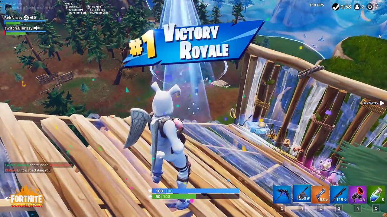 Tfue is Back with Next Level Building & Troling Noob | Fortnite Compilation