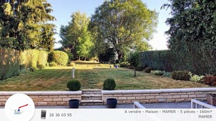 A vendre - Maison - MAMER - 5 pièces - 160m²