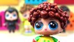 Learn Colors with Hotel Transylvania 3 Custom LOL SURPRISE DOLLS Wrong Heads TOY SCHOOL Surprises