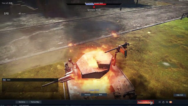 War Thunder :- Gameplay Shooting Ground Tanks