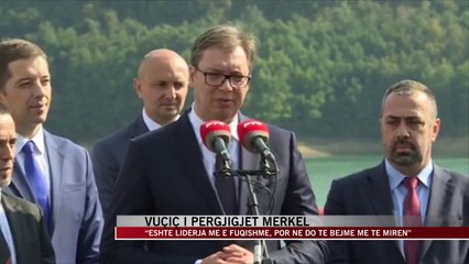 Vuçiç i pergjigjet Merkelit - News, Lajme - Vizion Plus