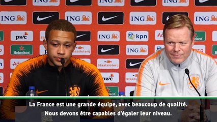 Pays-Bas - Depay : "Égaler le niveau de la France"