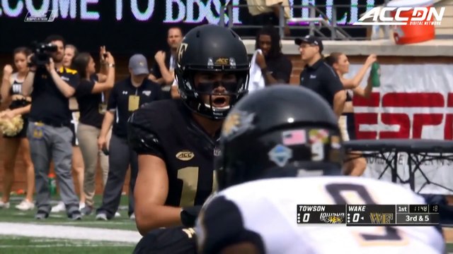 Towson vs. Wake Forest Football Highlights (2018)