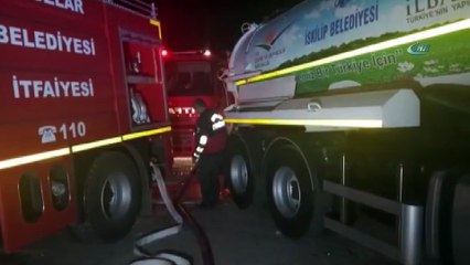 Çorum'da yangın: 2 ev kül oldu