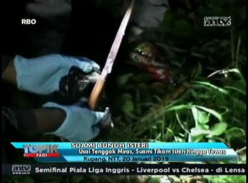 Usai Tenggak Miras, Suami Bunuh Istri