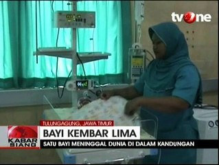 Bayi Kembar Lima Lahir di Tulungagung