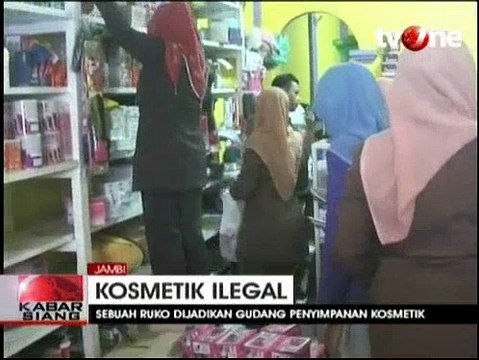 BPOM Gerebek Tempat Penyimpanan Kosmetik Ilegal