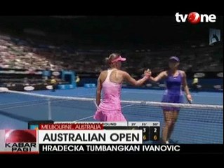 Lucie Hradecka Kalahkan Ivanovic pada Australia Terbuka 2015
