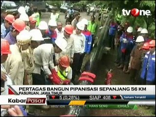 Pertagas Bangun Jaringan Pipa Sepanjang 56 Km