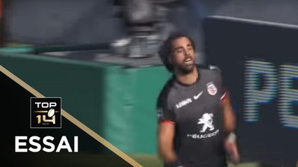 TOP 14 - Essai Yoann HUGET (ST) - Toulouse - La Rochelle - J3 - Saison 2018/2019