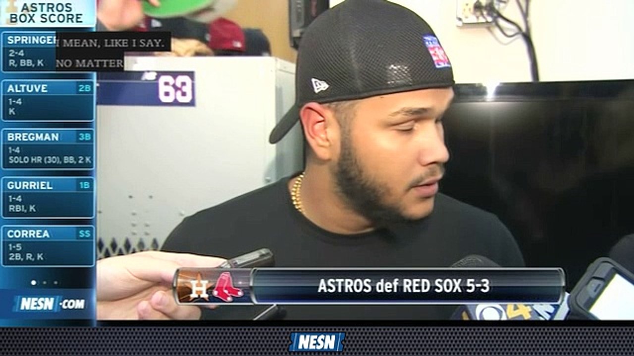 NESN Sports Today: Red Sox Players React To 5-3 Loss To Astros