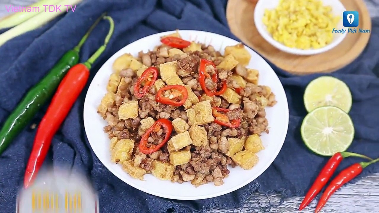 Hướng dẫn cách làm món ĐẬU HŨ CHƯNG THỊT | Vietnam TDK TV