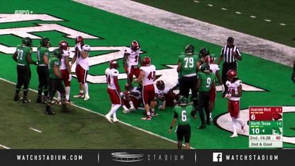 Incarnate Word vs North Texas Football Highlights (2018)