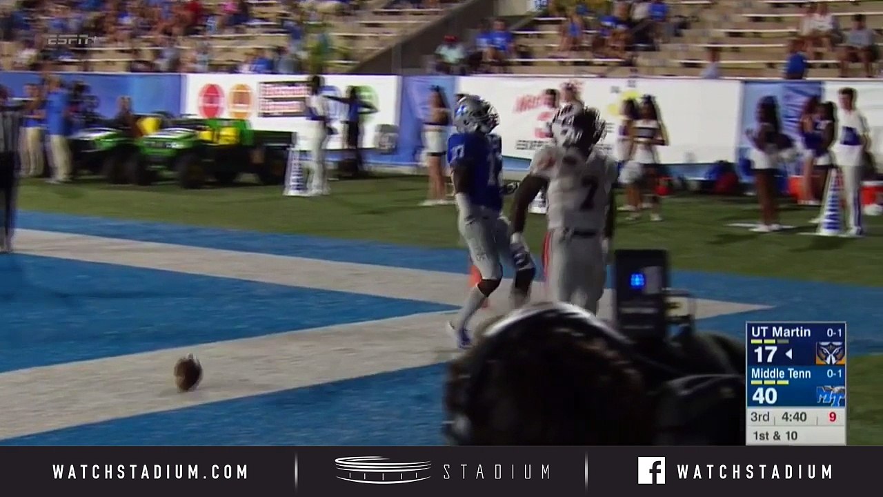 UT-Martin vs Middle Tennessee Football Highlights (2018)