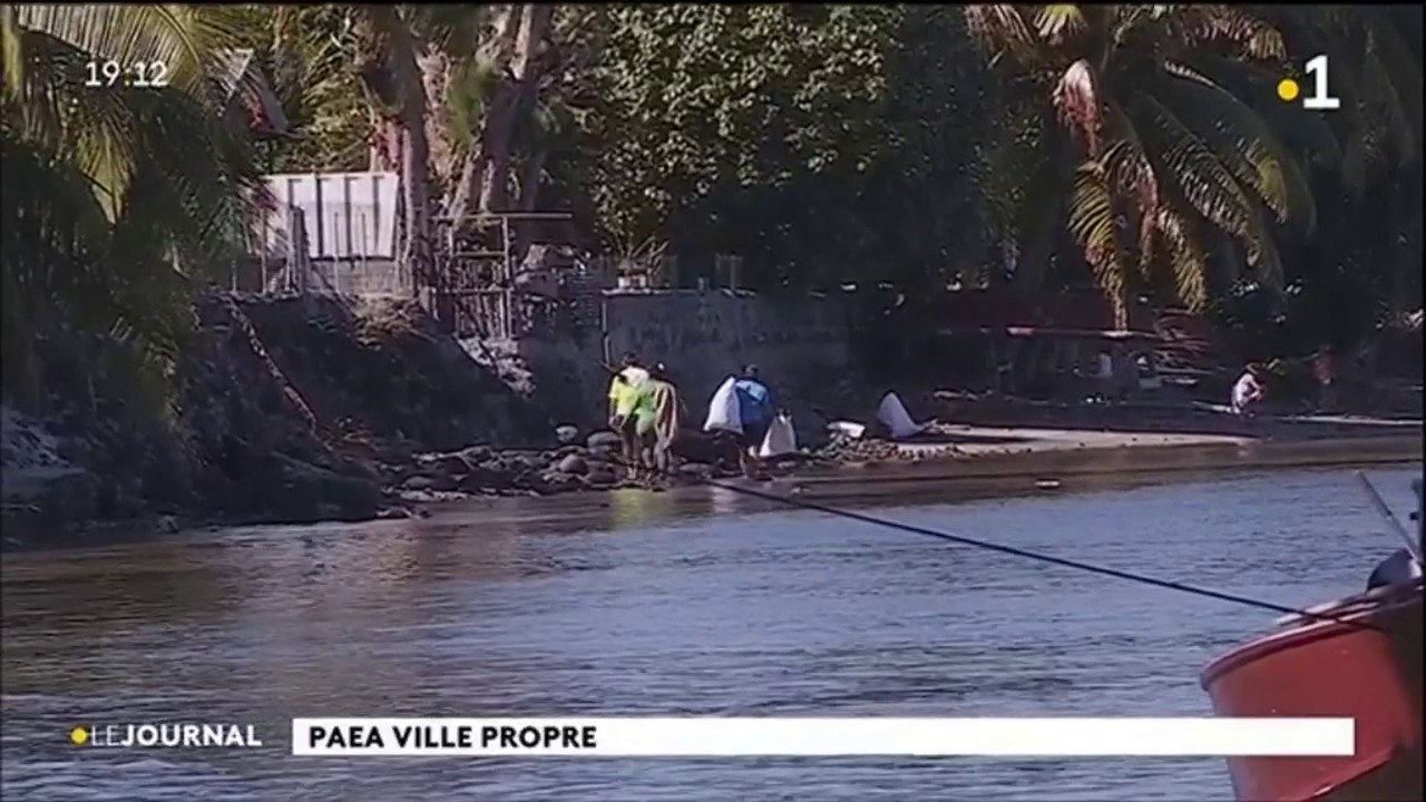 Paea ville propre