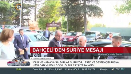 Bahçeli'den Suriye mesajı