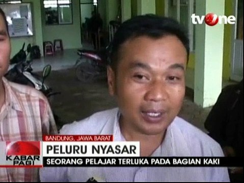 Seorang Siswi SMK Tertembak Peluru Nyasar