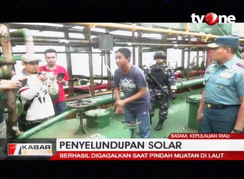 Lanal Batam Gagalkan Penyelundupan Solar 5000 Ton