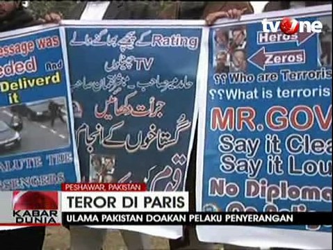 Ulama Pakistan Doakan Teroris Penyerang Charlie Hebdo