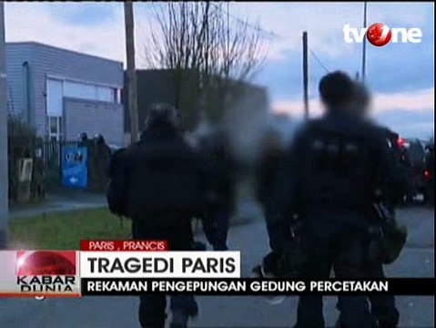 Rekaman Video Operasi Pembebasan Sandera di Paris