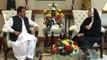 وزیر اعلٰی پنجاب سردار عثمان بزدار سے رکن قومی اسمبلی غلام بی بی بھروانہ کی ملاقات۔