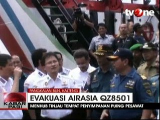 Menteri Perhubungan Tinjau Puing AirAsia QZ8501 di Pangkalan Bun