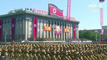 كوريا الشمالية تنظم عرضا عسكريا بلا صواريخ عابرة للقارات في الذكرى السبعين لتأسيسها