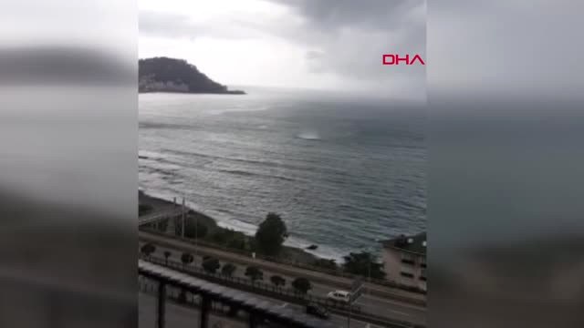 Giresun'da Denizde Hortum Oluştu