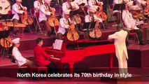 North Korea holds concert marking 70th anniversary