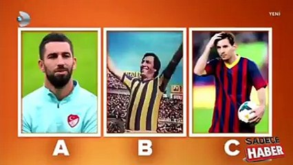 Hangisinin futbolcu olmadığı sorusuna lak diye doğru cevabı veren minik Ali