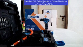 simple and easy cordless drill + screwdriver machine in pakistan