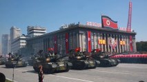 Discreto desfile en Corea del Norte con motivo del 70 aniversario de su fundación