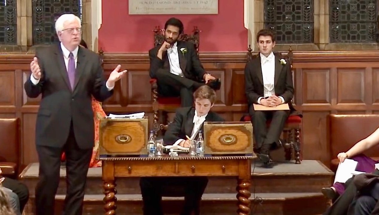 Dennis Prager Brilliantly Schools Liberal Academics at Oxford on Middle East and Israel