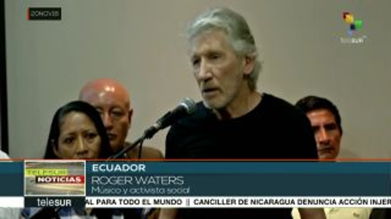 Ecuador: Roger Waters se solidariza con víctimas de Chevron-Texaco