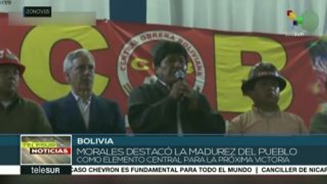 Bolivia: COB respalda candidatura de Evo Morales a la reelección
