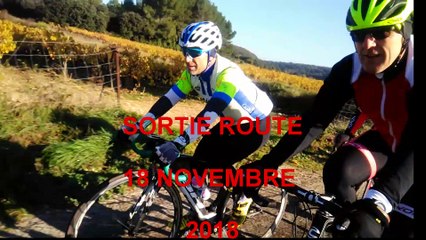 sortie route 18 novembre 2018