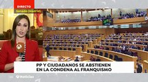 El Senado aprueba la exhumación de Franco del Valle de los Caídos gracias a la abstención del PP