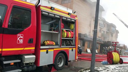 Orcières : Feu à la résidence du Queyrelet