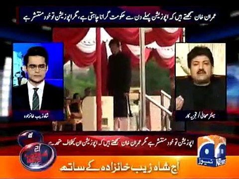 PML-N and PPP are playing an important role in saving Imran Khan's govt- Hamid Mir claims