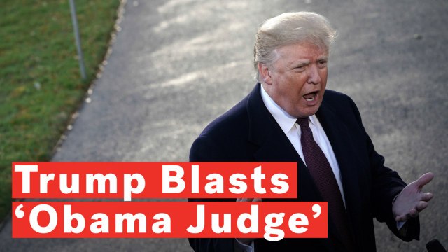 Trump Blasts 9th Circuit 'Obama Judge'