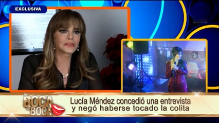 Una revista en México publicó que Lucía Méndez se inyectó biopolímeros en la colita