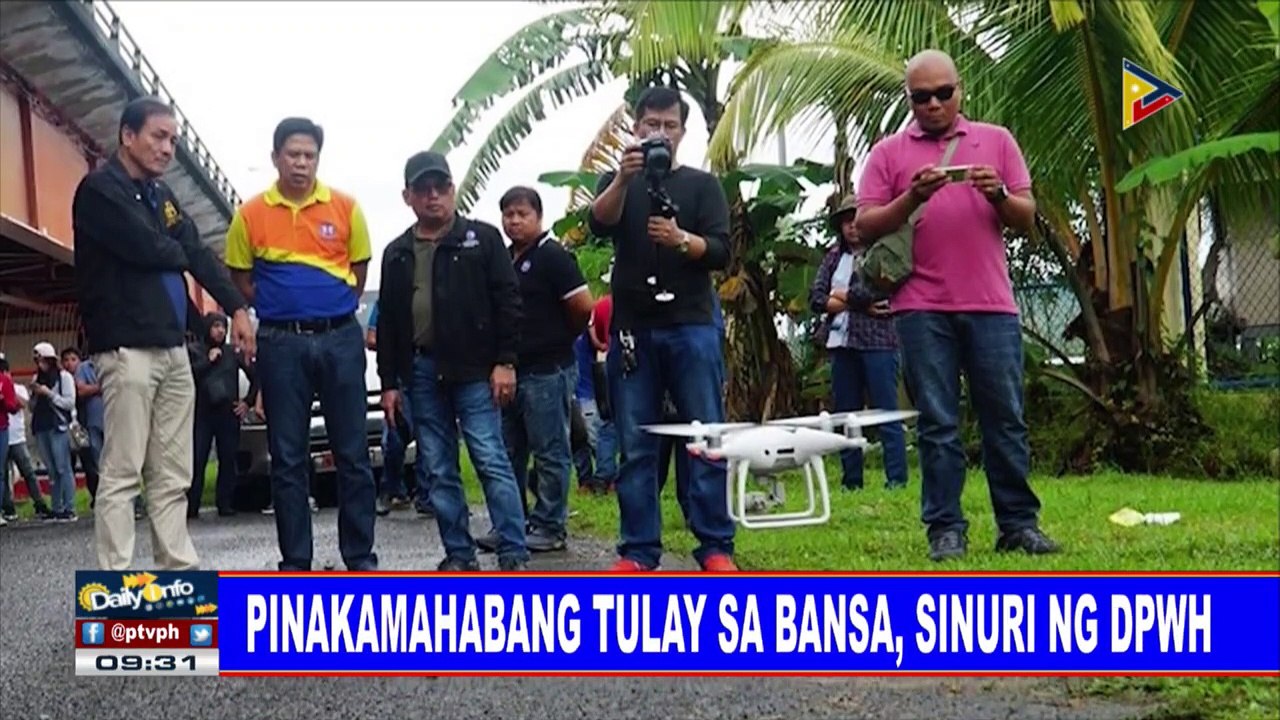 Pinakamahabang tulay sa bansa, sinuri ng DPWH