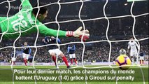 Face à l'Uruguay, les Bleus terminent l'année sur une bonne note