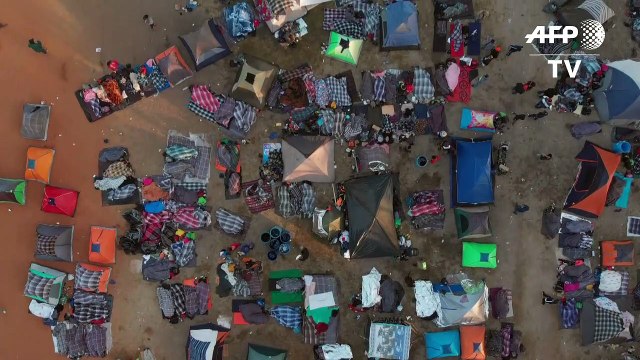Caravana migrante de centroamericanos se reagrupa en Tijuana