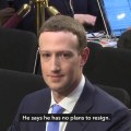 Facebook's Zuckerberg says he is not considering resigning