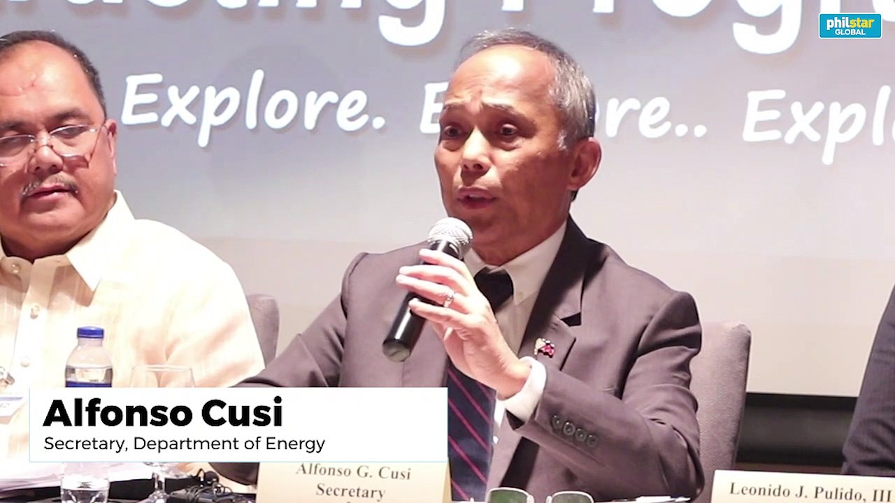 DOE chief Alfonso Cusi explains signed oil deal with China